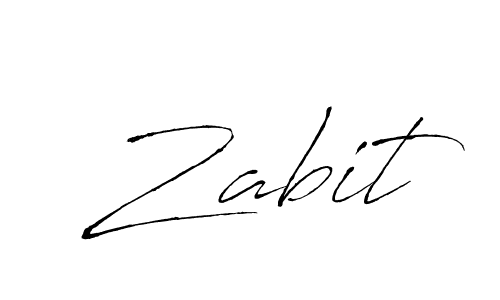 Also we have Zabit name is the best signature style. Create professional handwritten signature collection using Antro_Vectra autograph style. Zabit signature style 6 images and pictures png
