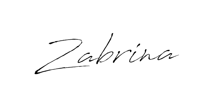 Make a beautiful signature design for name Zabrina. With this signature (Antro_Vectra) style, you can create a handwritten signature for free. Zabrina signature style 6 images and pictures png