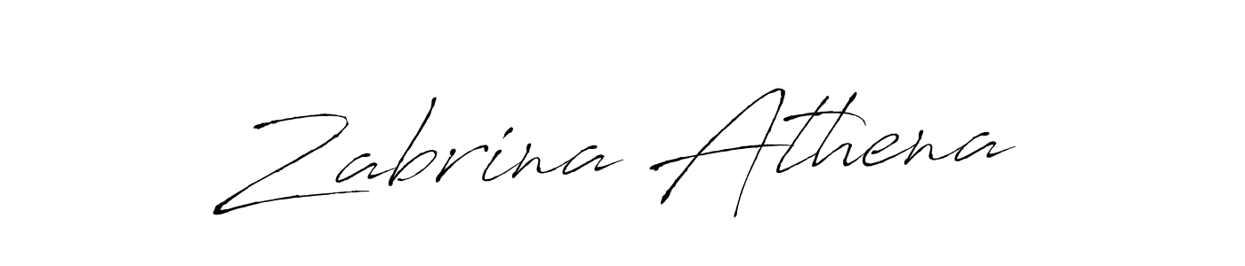 Make a beautiful signature design for name Zabrina Athena. Use this online signature maker to create a handwritten signature for free. Zabrina Athena signature style 6 images and pictures png