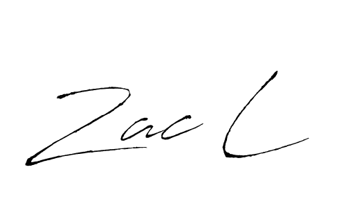 This is the best signature style for the Zac L name. Also you like these signature font (Antro_Vectra). Mix name signature. Zac L signature style 6 images and pictures png