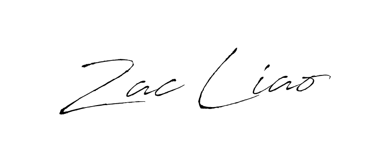 Use a signature maker to create a handwritten signature online. With this signature software, you can design (Antro_Vectra) your own signature for name Zac Liao. Zac Liao signature style 6 images and pictures png
