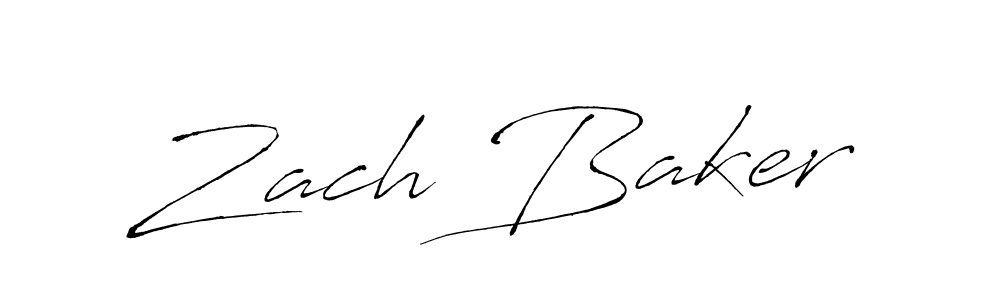 Also we have Zach Baker name is the best signature style. Create professional handwritten signature collection using Antro_Vectra autograph style. Zach Baker signature style 6 images and pictures png