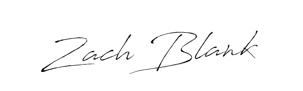 How to make Zach Blank signature? Antro_Vectra is a professional autograph style. Create handwritten signature for Zach Blank name. Zach Blank signature style 6 images and pictures png