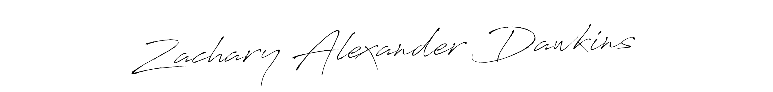 Use a signature maker to create a handwritten signature online. With this signature software, you can design (Antro_Vectra) your own signature for name Zachary Alexander Dawkins. Zachary Alexander Dawkins signature style 6 images and pictures png