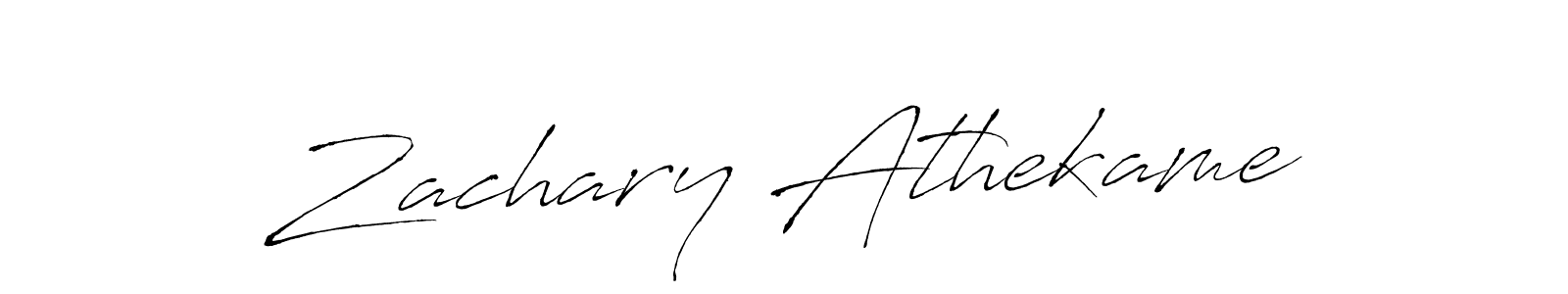 Make a short Zachary Athekame signature style. Manage your documents anywhere anytime using Antro_Vectra. Create and add eSignatures, submit forms, share and send files easily. Zachary Athekame signature style 6 images and pictures png