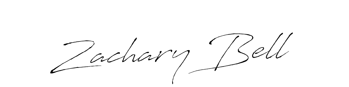 Design your own signature with our free online signature maker. With this signature software, you can create a handwritten (Antro_Vectra) signature for name Zachary Bell. Zachary Bell signature style 6 images and pictures png