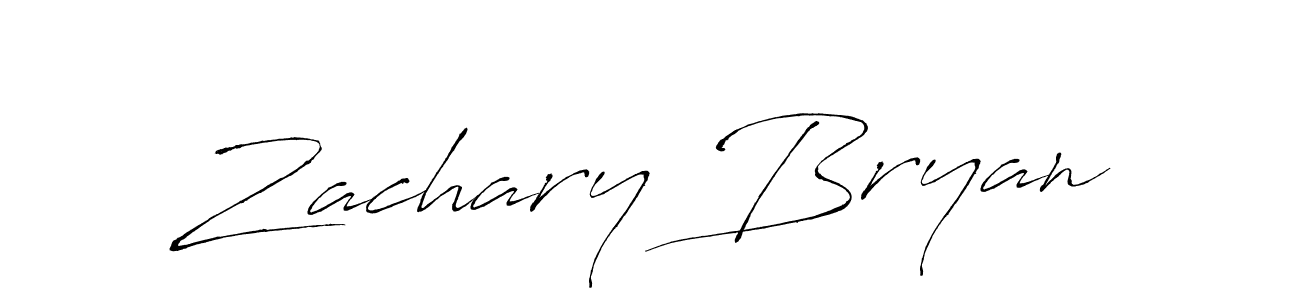 Make a beautiful signature design for name Zachary Bryan. With this signature (Antro_Vectra) style, you can create a handwritten signature for free. Zachary Bryan signature style 6 images and pictures png