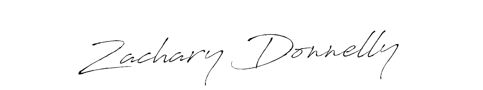 Zachary Donnelly stylish signature style. Best Handwritten Sign (Antro_Vectra) for my name. Handwritten Signature Collection Ideas for my name Zachary Donnelly. Zachary Donnelly signature style 6 images and pictures png