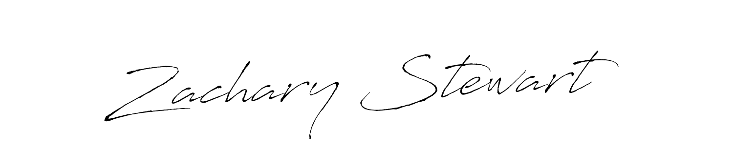 Make a beautiful signature design for name Zachary Stewart. With this signature (Antro_Vectra) style, you can create a handwritten signature for free. Zachary Stewart signature style 6 images and pictures png