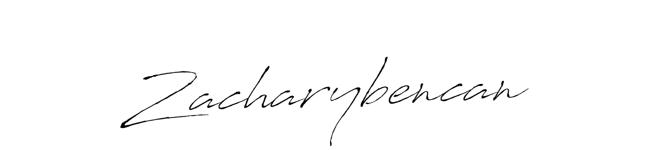 Also You can easily find your signature by using the search form. We will create Zacharybencan name handwritten signature images for you free of cost using Antro_Vectra sign style. Zacharybencan signature style 6 images and pictures png