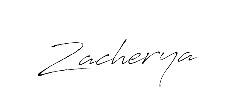 Create a beautiful signature design for name Zacherya. With this signature (Antro_Vectra) fonts, you can make a handwritten signature for free. Zacherya signature style 6 images and pictures png