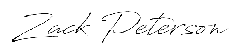 A dynamic signature style for Zack Peterson using Antro_Vectra script. Designed to look authentic, handwritten, and professional. Zack Peterson signature style 6 images and pictures png