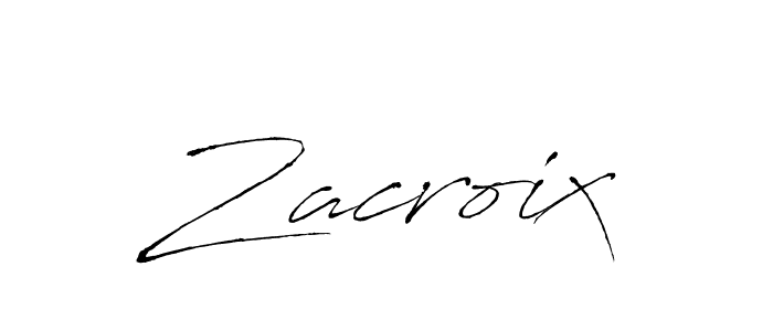 The best way (Antro_Vectra) to make a short signature is to pick only two or three words in your name. The name Zacroix include a total of six letters. For converting this name. Zacroix signature style 6 images and pictures png