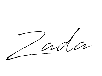 Zada stylish signature style. Best Handwritten Sign (Antro_Vectra) for my name. Handwritten Signature Collection Ideas for my name Zada. Zada signature style 6 images and pictures png