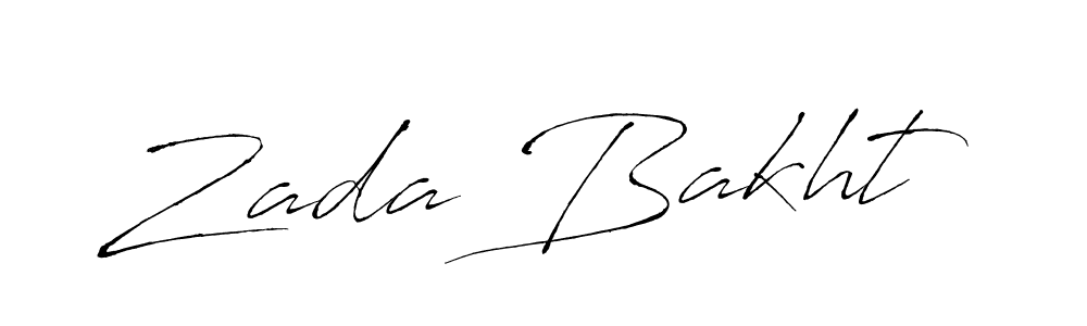 Use a signature maker to create a handwritten signature online. With this signature software, you can design (Antro_Vectra) your own signature for name Zada Bakht. Zada Bakht signature style 6 images and pictures png