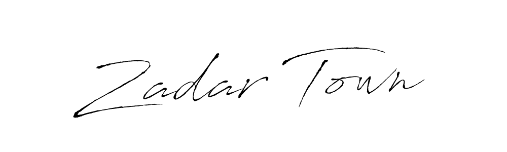 How to make Zadar Town name signature. Use Antro_Vectra style for creating short signs online. This is the latest handwritten sign. Zadar Town signature style 6 images and pictures png