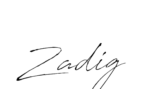 Zadig stylish signature style. Best Handwritten Sign (Antro_Vectra) for my name. Handwritten Signature Collection Ideas for my name Zadig. Zadig signature style 6 images and pictures png