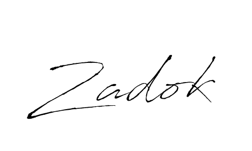 Make a beautiful signature design for name Zadok. With this signature (Antro_Vectra) style, you can create a handwritten signature for free. Zadok signature style 6 images and pictures png