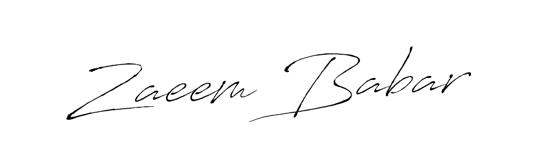 It looks lik you need a new signature style for name Zaeem Babar. Design unique handwritten (Antro_Vectra) signature with our free signature maker in just a few clicks. Zaeem Babar signature style 6 images and pictures png