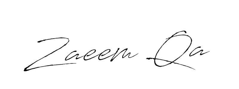 Create a beautiful signature design for name Zaeem Qa. With this signature (Antro_Vectra) fonts, you can make a handwritten signature for free. Zaeem Qa signature style 6 images and pictures png