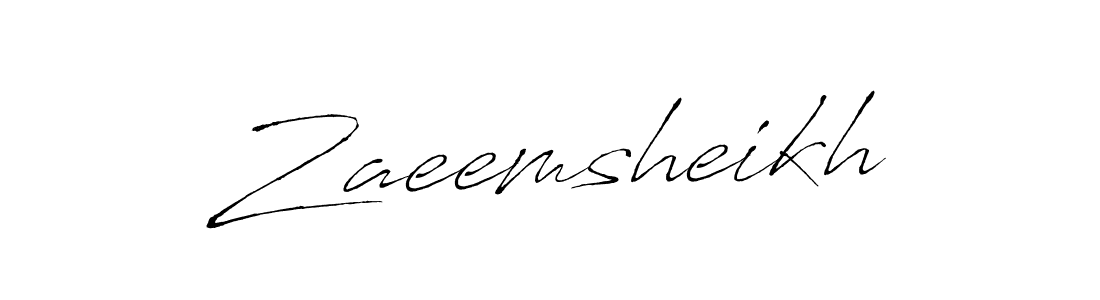 It looks lik you need a new signature style for name Zaeemsheikh. Design unique handwritten (Antro_Vectra) signature with our free signature maker in just a few clicks. Zaeemsheikh signature style 6 images and pictures png