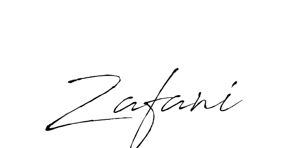 Make a beautiful signature design for name Zafani. With this signature (Antro_Vectra) style, you can create a handwritten signature for free. Zafani signature style 6 images and pictures png