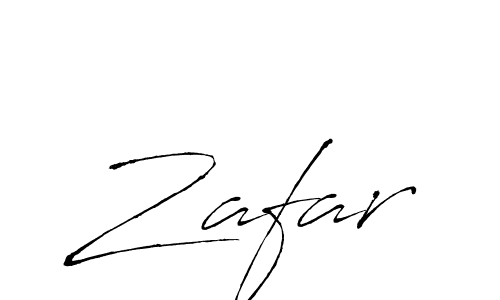 Design your own signature with our free online signature maker. With this signature software, you can create a handwritten (Antro_Vectra) signature for name Zafar. Zafar signature style 6 images and pictures png