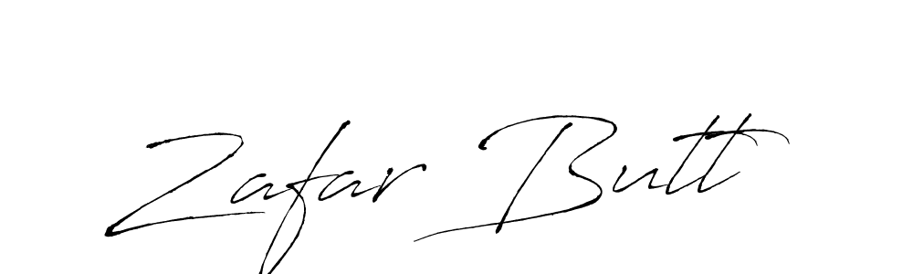 Zafar Butt stylish signature style. Best Handwritten Sign (Antro_Vectra) for my name. Handwritten Signature Collection Ideas for my name Zafar Butt. Zafar Butt signature style 6 images and pictures png