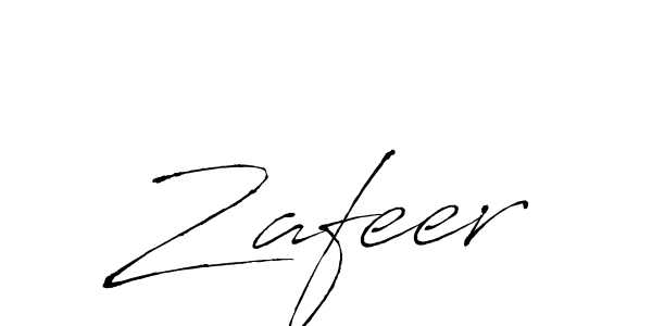 Design your own signature with our free online signature maker. With this signature software, you can create a handwritten (Antro_Vectra) signature for name Zafeer. Zafeer signature style 6 images and pictures png