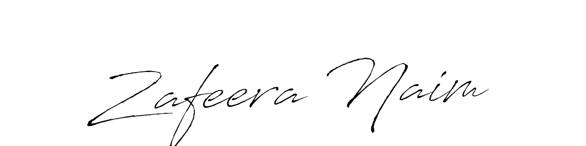 Antro_Vectra is a professional signature style that is perfect for those who want to add a touch of class to their signature. It is also a great choice for those who want to make their signature more unique. Get Zafeera Naim name to fancy signature for free. Zafeera Naim signature style 6 images and pictures png