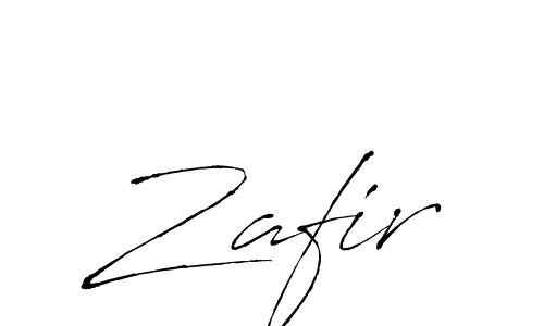 Make a beautiful signature design for name Zafir. With this signature (Antro_Vectra) style, you can create a handwritten signature for free. Zafir signature style 6 images and pictures png