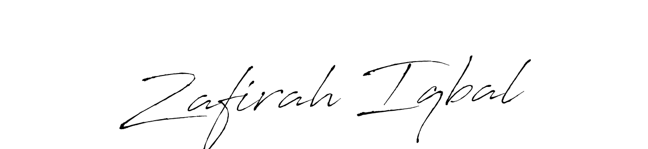 This is the best signature style for the Zafirah Iqbal name. Also you like these signature font (Antro_Vectra). Mix name signature. Zafirah Iqbal signature style 6 images and pictures png