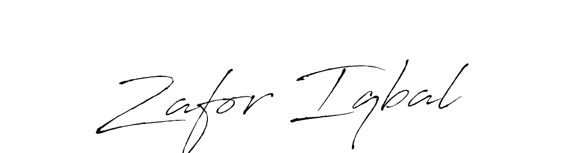 Create a beautiful signature design for name Zafor Iqbal. With this signature (Antro_Vectra) fonts, you can make a handwritten signature for free. Zafor Iqbal signature style 6 images and pictures png