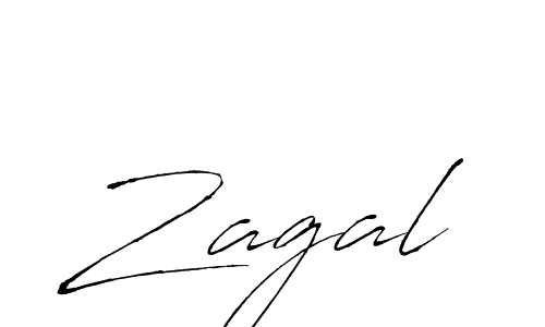Use a signature maker to create a handwritten signature online. With this signature software, you can design (Antro_Vectra) your own signature for name Zagal. Zagal signature style 6 images and pictures png