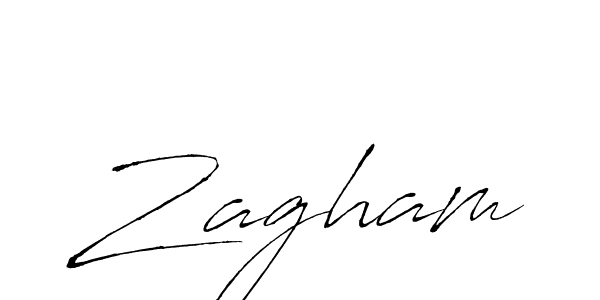 Create a beautiful signature design for name Zagham. With this signature (Antro_Vectra) fonts, you can make a handwritten signature for free. Zagham signature style 6 images and pictures png