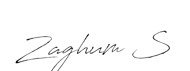 Similarly Antro_Vectra is the best handwritten signature design. Signature creator online .You can use it as an online autograph creator for name Zaghum S. Zaghum S signature style 6 images and pictures png