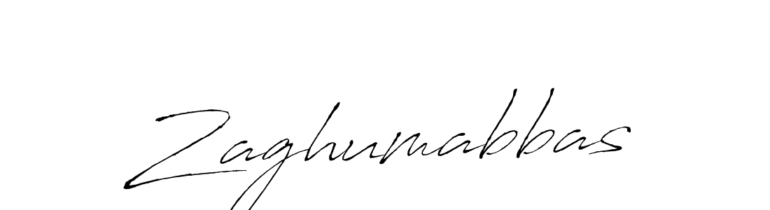 How to make Zaghumabbas name signature. Use Antro_Vectra style for creating short signs online. This is the latest handwritten sign. Zaghumabbas signature style 6 images and pictures png