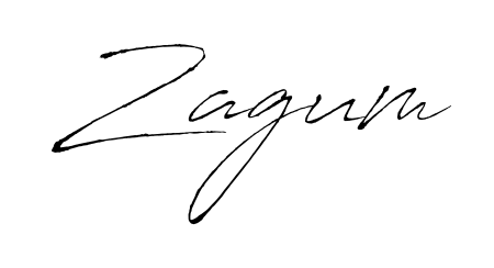 Create a beautiful signature design for name Zagum. With this signature (Antro_Vectra) fonts, you can make a handwritten signature for free. Zagum signature style 6 images and pictures png