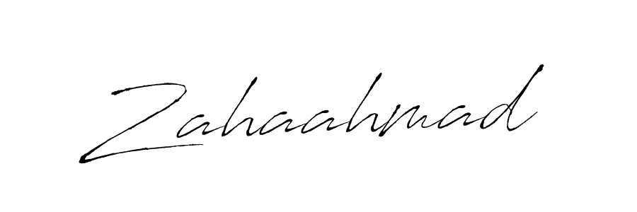 How to make Zahaahmad signature? Antro_Vectra is a professional autograph style. Create handwritten signature for Zahaahmad name. Zahaahmad signature style 6 images and pictures png