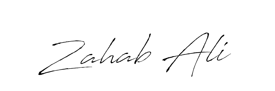 Make a beautiful signature design for name Zahab Ali. Use this online signature maker to create a handwritten signature for free. Zahab Ali signature style 6 images and pictures png