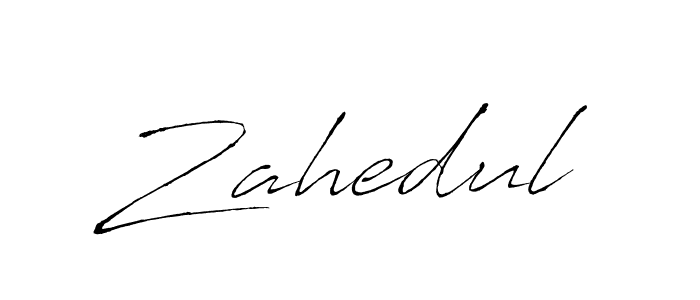 Also we have Zahedul name is the best signature style. Create professional handwritten signature collection using Antro_Vectra autograph style. Zahedul signature style 6 images and pictures png