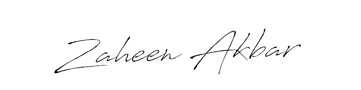 How to make Zaheen Akbar signature? Antro_Vectra is a professional autograph style. Create handwritten signature for Zaheen Akbar name. Zaheen Akbar signature style 6 images and pictures png