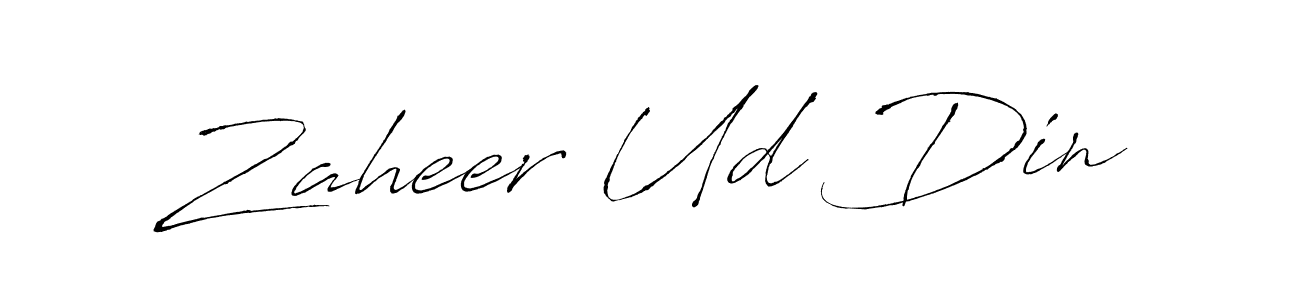 Antro_Vectra is a professional signature style that is perfect for those who want to add a touch of class to their signature. It is also a great choice for those who want to make their signature more unique. Get Zaheer Ud Din name to fancy signature for free. Zaheer Ud Din signature style 6 images and pictures png