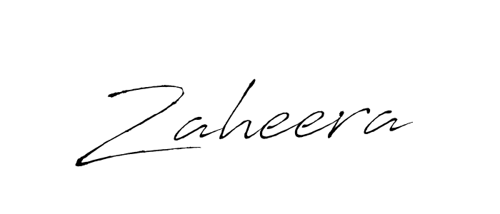 Create a beautiful signature design for name Zaheera. With this signature (Antro_Vectra) fonts, you can make a handwritten signature for free. Zaheera signature style 6 images and pictures png