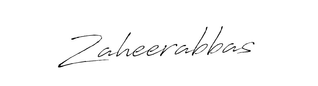 Also we have Zaheerabbas name is the best signature style. Create professional handwritten signature collection using Antro_Vectra autograph style. Zaheerabbas signature style 6 images and pictures png