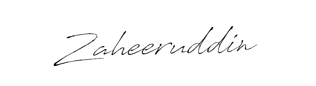 How to make Zaheeruddin signature? Antro_Vectra is a professional autograph style. Create handwritten signature for Zaheeruddin name. Zaheeruddin signature style 6 images and pictures png