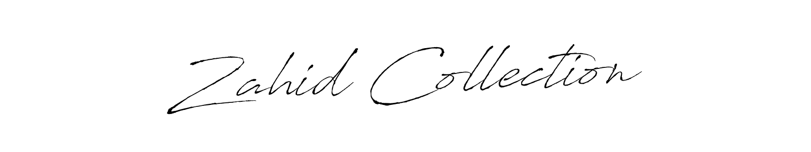 Antro_Vectra is a professional signature style that is perfect for those who want to add a touch of class to their signature. It is also a great choice for those who want to make their signature more unique. Get Zahid Collection name to fancy signature for free. Zahid Collection signature style 6 images and pictures png