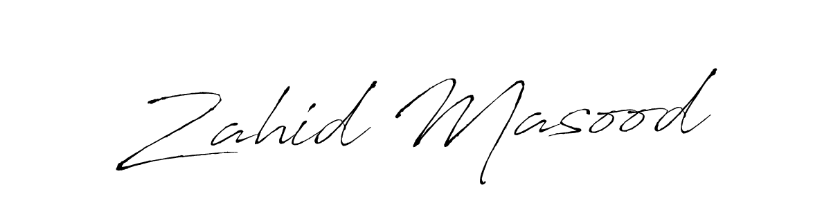 How to make Zahid Masood signature? Antro_Vectra is a professional autograph style. Create handwritten signature for Zahid Masood name. Zahid Masood signature style 6 images and pictures png