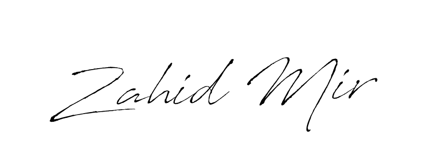 The best way (Antro_Vectra) to make a short signature is to pick only two or three words in your name. The name Zahid Mir include a total of six letters. For converting this name. Zahid Mir signature style 6 images and pictures png