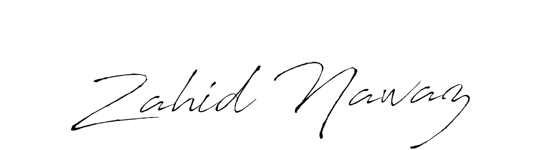 Make a beautiful signature design for name Zahid Nawaz. Use this online signature maker to create a handwritten signature for free. Zahid Nawaz signature style 6 images and pictures png